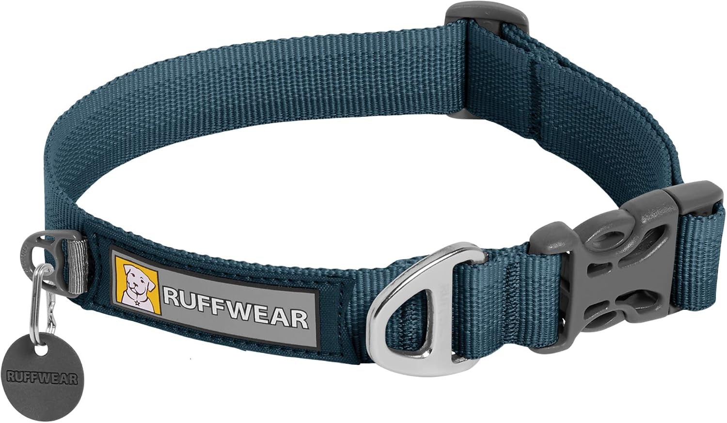 ruffwear-front-range-dog-collar-adjustable-tubelok-webbing-lightweight-side-release-buckle-aluminum-v-ring-durable-for-everyday-use-river-rock-green-14-20