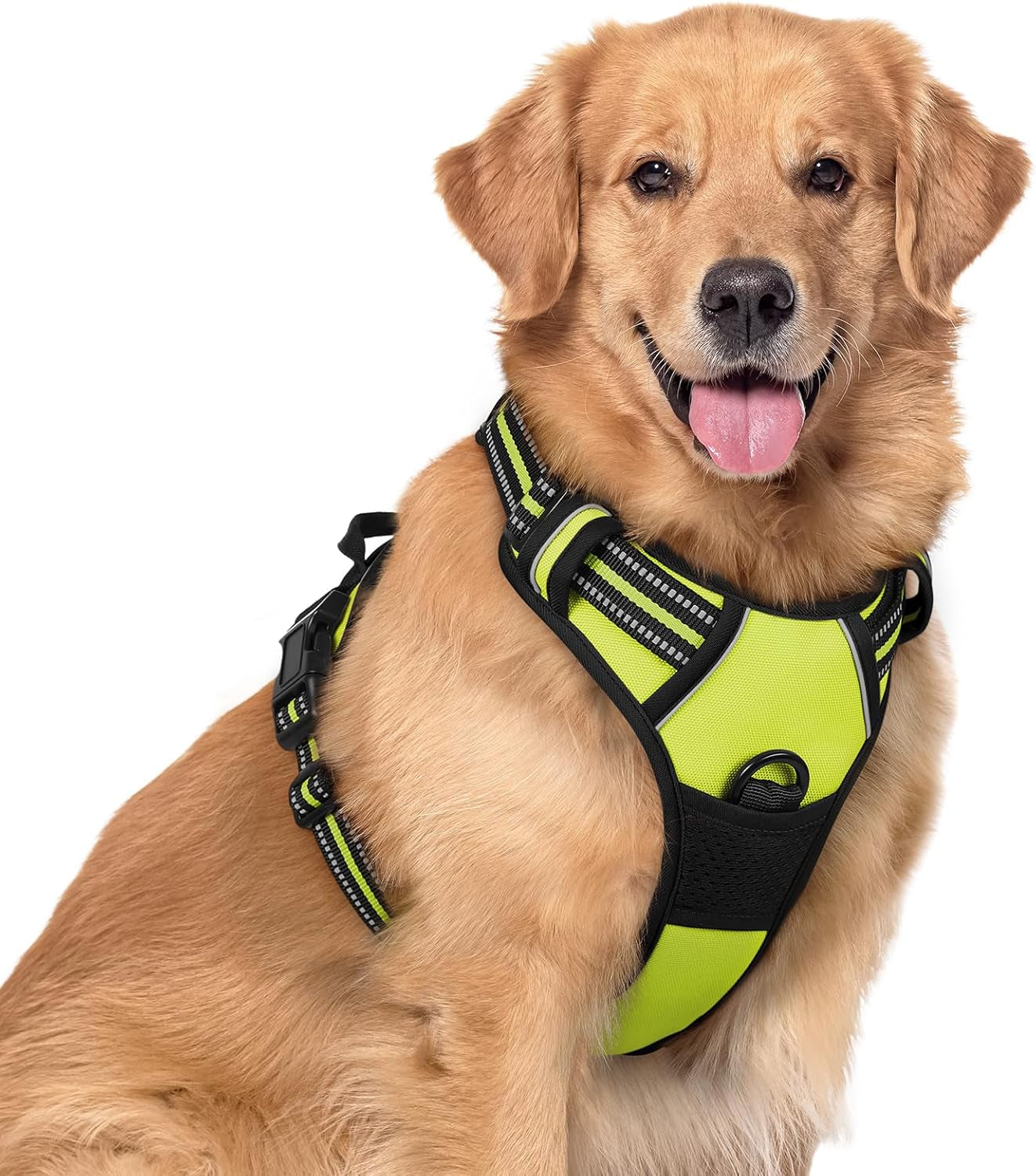 rabbitgoo-dog-harness-no-pull-for-large-dogs-with-2-leash-clips-pet-vest-no-choke-with-handle-adjustable-soft-padded-reflective-easy-control-for-walking-black-large