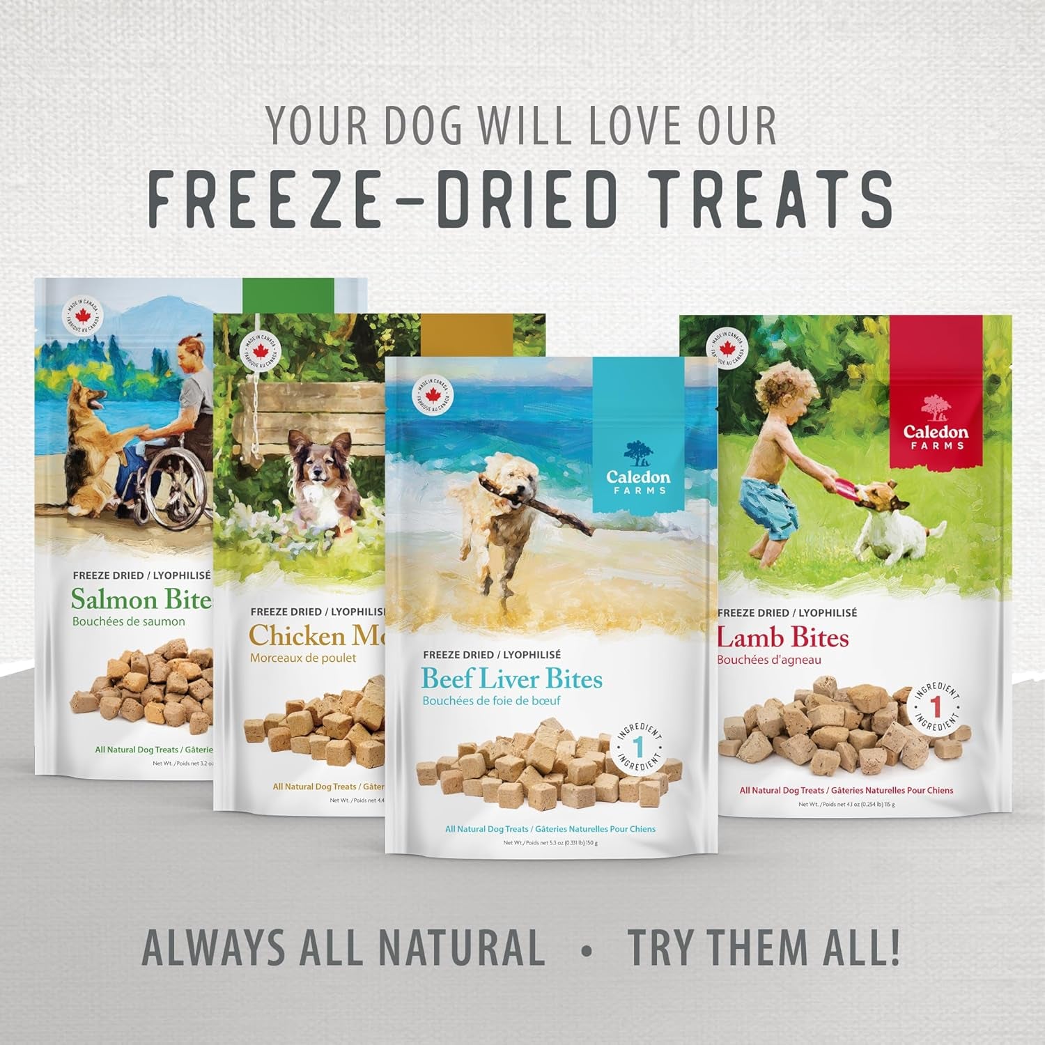 caledon-farms-freeze-dried-beef-liver-bites-dog-treats-150-grams-5-3oz