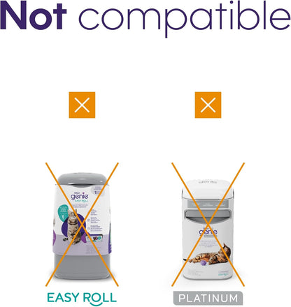 Litter Genie Refill Bags | Standard 4-Pack, 56 Total Ft | up to 8 Months of Supply | Ultimate Odor Control Cat Litter Bags6