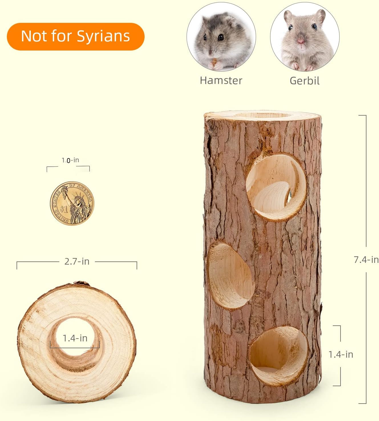 niteangel-natural-wooden-hamster-mouse-tunnel-tube-toy-forest-hollow-tree-trunk