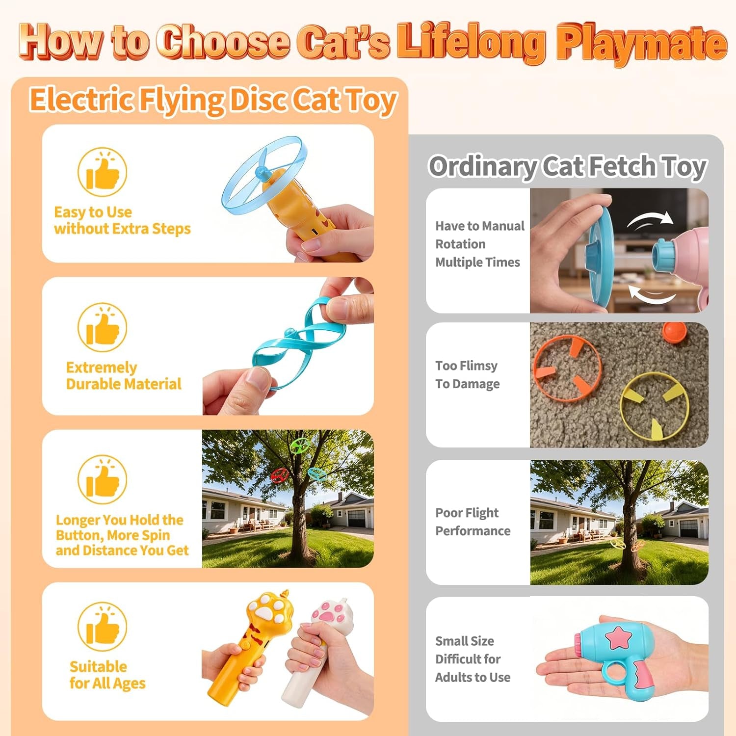baborui-cat-toy-disc-launcher-rechargeable-interactive-cat-fetch-toy-launcher-with-8-flying-discs-flying-enrichment-toys-for-indoor-bored-kittens-adult-cats-yellow
