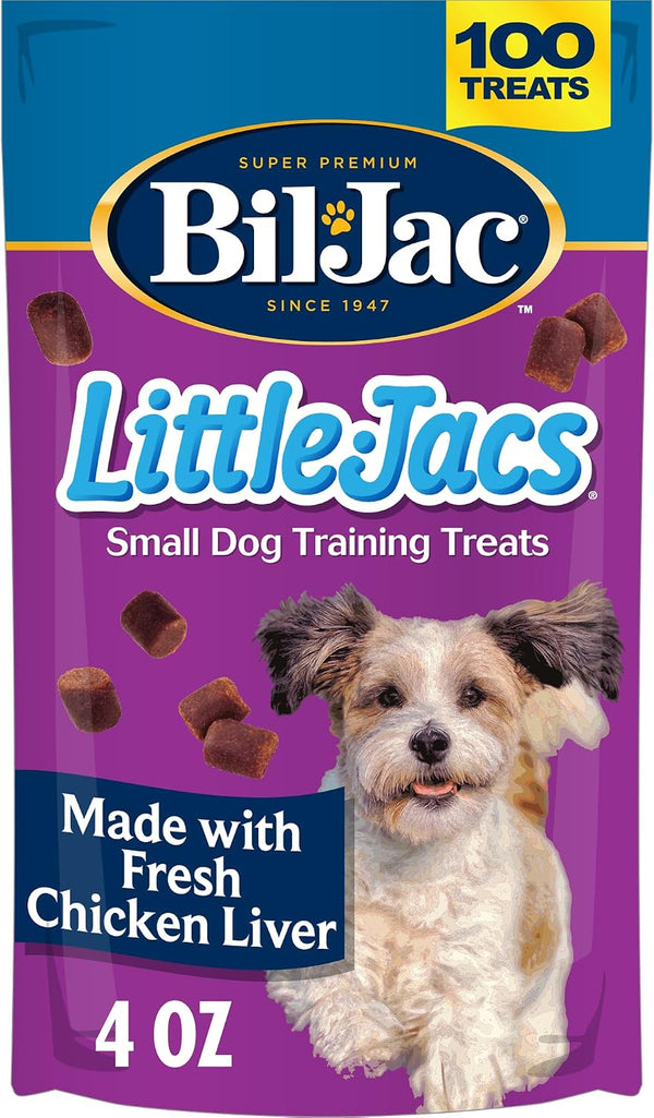 Bil-Jac Little-Jacs Small Dog Training Treats | Soft Chicken Liver Recipe | 16 Oz9