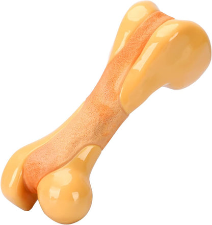 Tikaton Indestructible Dog Chew Toys for Aggressive Chewers, Beef Flavor Durable Dog Teething Chew Toys Bones for Large/Medium/Small Puppies8