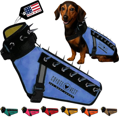 Coyotevest Dog Harness, Stab-Resistant Coyote Vest, Small, Neon Pink | Reflective Stab-Resistant Vest Helps Protect Small Dogs from Coyotes, Aggressive Dogs and Birds of Prey, Made in the USA21