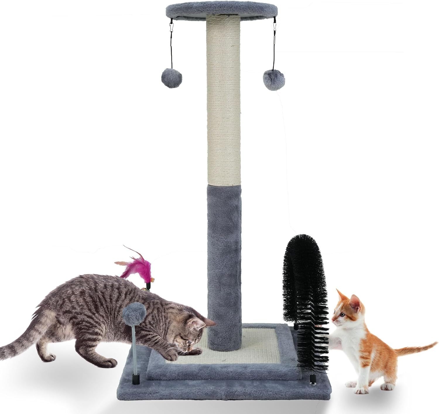 roypet-multifunctional-cat-scratching-posts-for-indoor-kittens-cat-scratching-posts-for-play-and-activity-scratching-posts-with-feather-toys-and-plush-perch-bed-grey