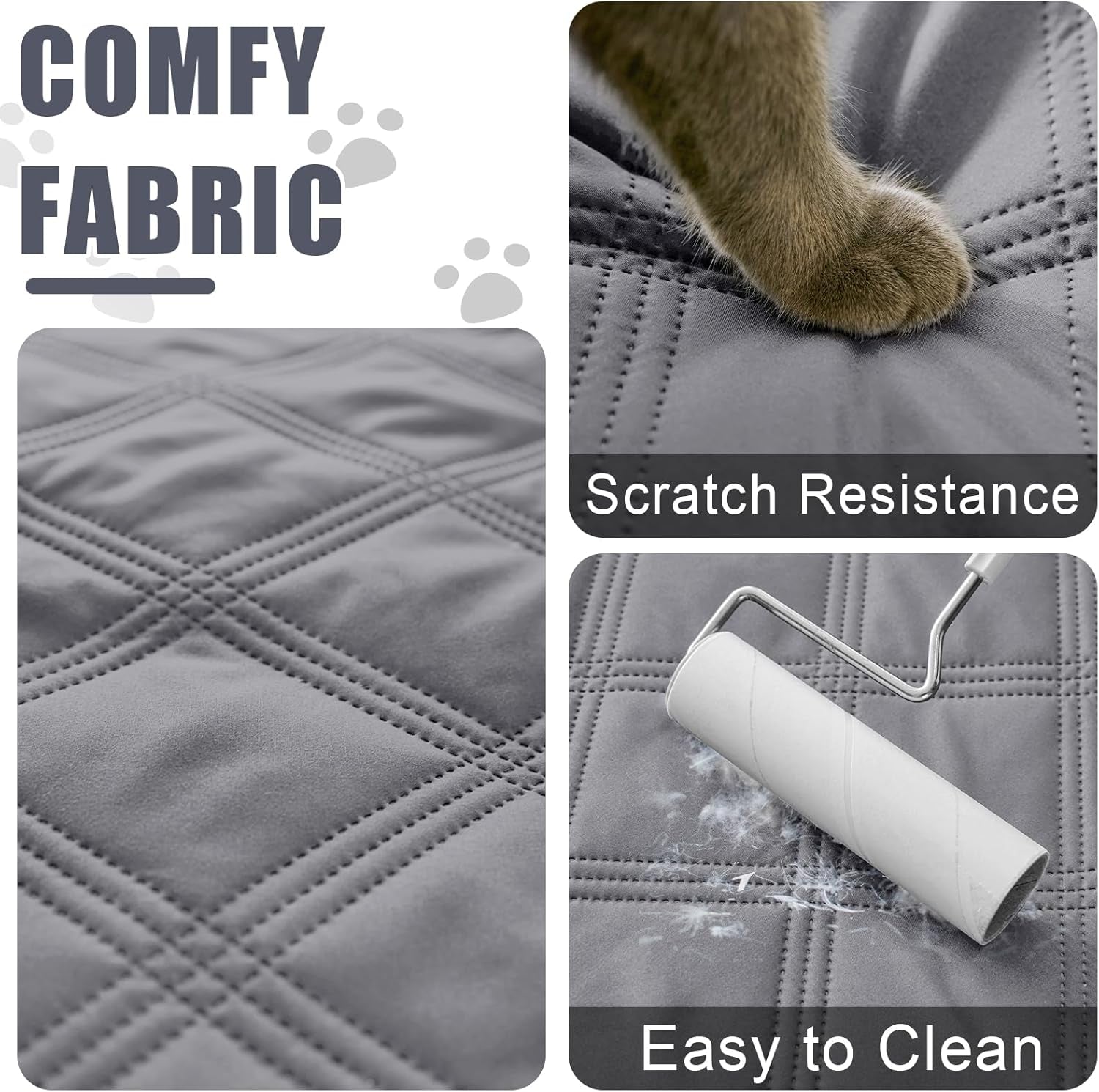 smiry-waterproof-dog-bed-cover-reversible-pet-blanket-for-sofa-couch-soft-washable-dog-blanket-leakproof-couch-cover-for-dogs-cats-furniture-protection-52x82-grey-dark-grey