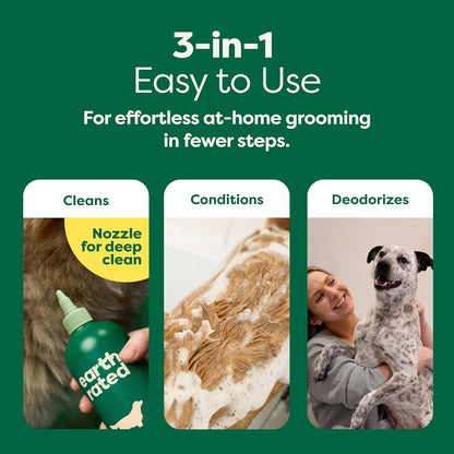 Earth Rated Deshedding Hypoallergenic Dog Shampoo & Conditioner, 16 Oz | 3-In-1, Shampoo & Conditioner for Dogs & Puppies, Deodorizing, 98.5% Natural Origin Ingredients7