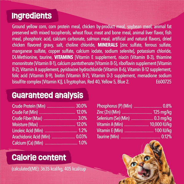 Purina Friskies Gravy Swirlers with Flavors of Chicken, Salmon and Gravy Dry Cat Food - 3.15 Lb. Bag5