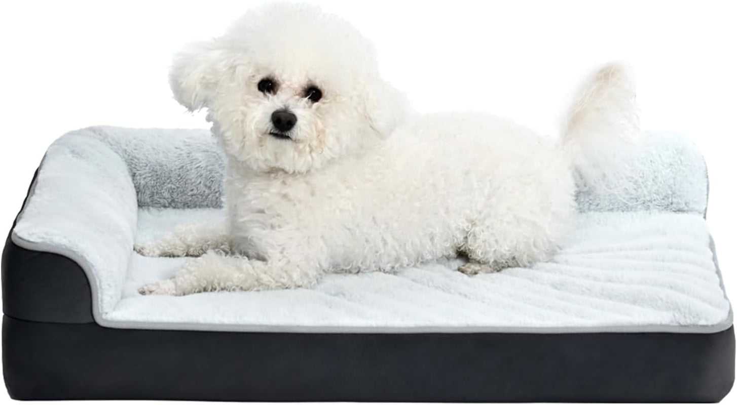 amazon-basics-washable-l-shaped-dog-bed-for-large-dogs-anti-slip-pet-sofa-bed-for-indoor-dogs-crate-bed-42x30x8-inches-gray-large