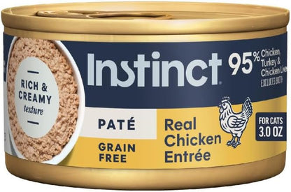 Instinct Original Grain Free Recipe Variety Pack Natural Wet Canned Cat Food by Nature'S Variety, 3 Ounce (Pack of 12) | Rich & Creamy Pate Texture, High Protein, Real Meat, Whole-Food Ingredients, Grain-Free, Hydration Support22