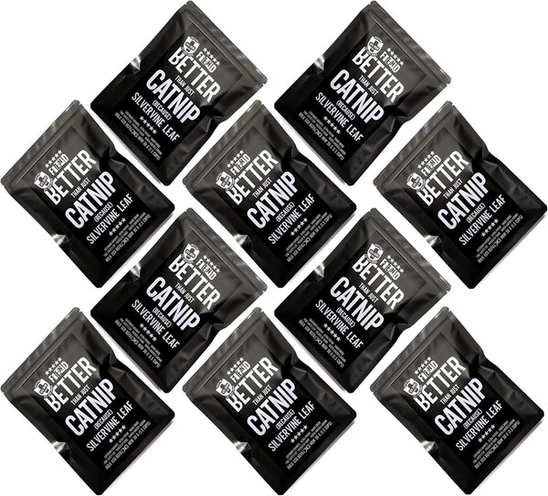 Catnip + Silvervine Safety-Cut Fine Cat Nip + Silver Vine 1.5 Cup (1.8 Oz) | VEGAN Ultra Potent Bulk Rescue Pack - North American - Go Ahead, Create a Monster! Human Food Grade FIEND10