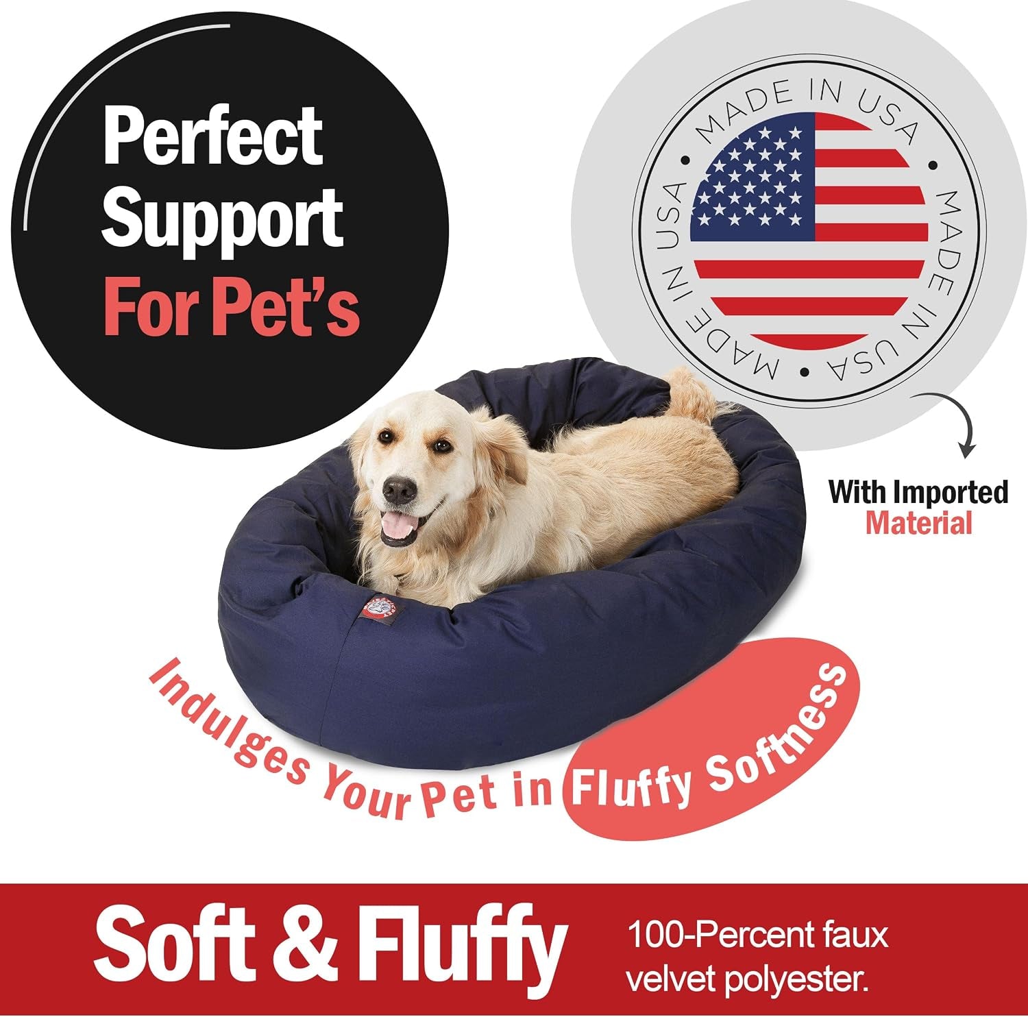 majestic-pet-40-inch-bagel-calming-dog-bed-washable-cozy-soft-round-dog-bed-with-spine-support-for-dogs-to-rest-their-head-fluffy-donut-dog-bed-40x29x9-inch-round-pet-bed-large-blue
