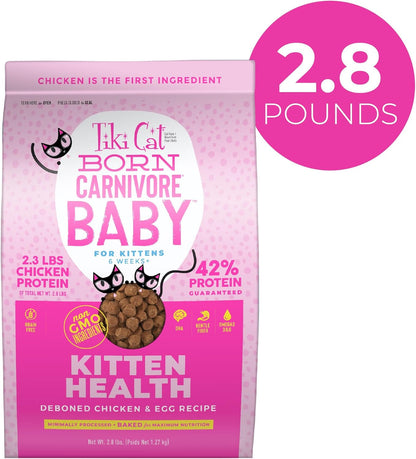 Tiki Cat Born Carnivore Baby, Chicken & Egg, 2.8 Lbs Bag2