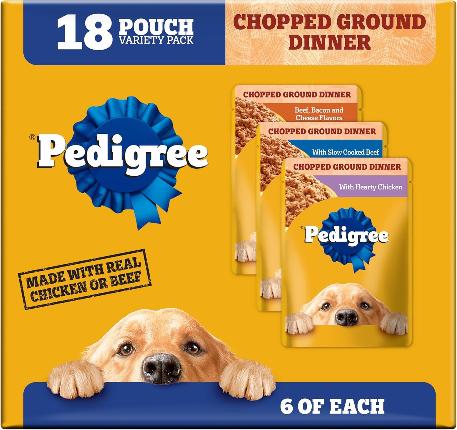 pedigree-chopped-dinner-wet-dog-food-pouch-variety-pack-3-5-oz-30-count-chicken-beef-steam-cooked-with-real-animal-protein-no-added-sugar-no-artificial-flavors-serve-as-topper-or-meal