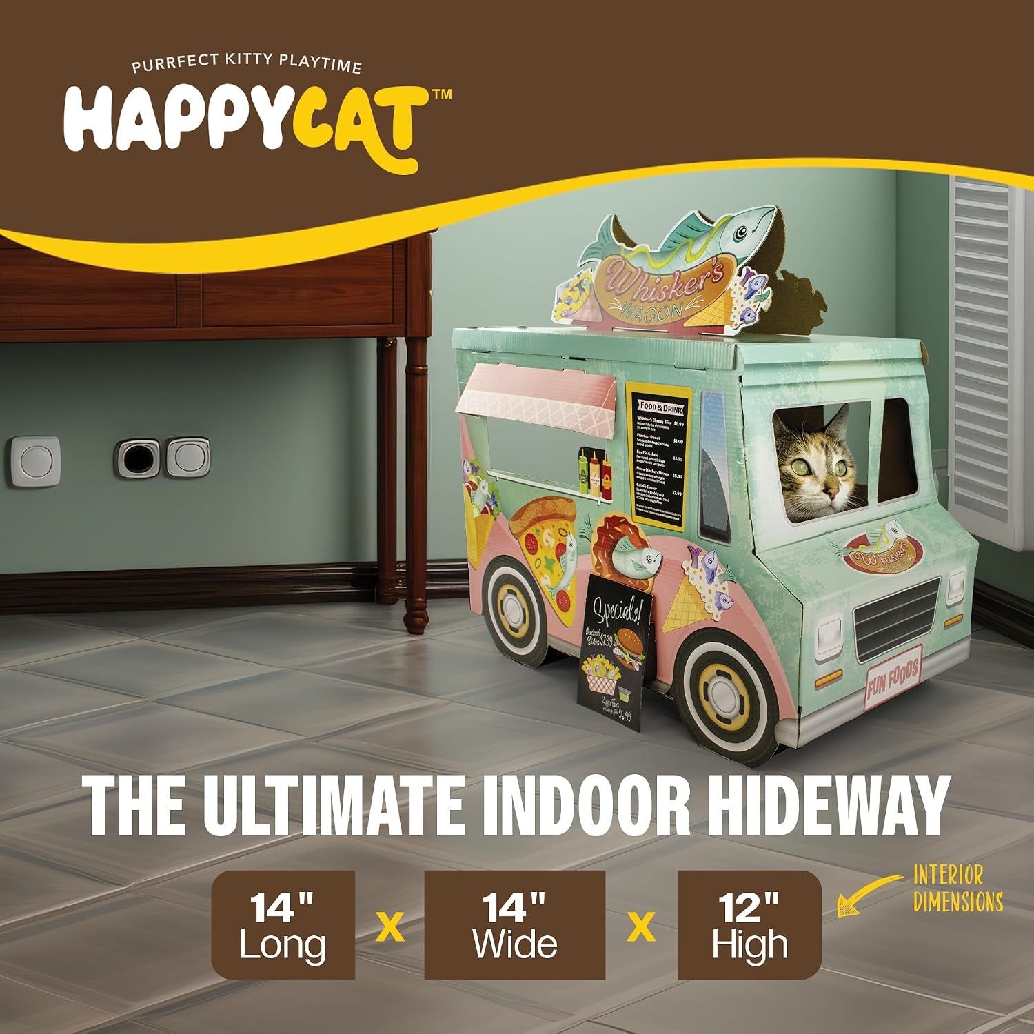 happycat-whisker-s-wagon-cat-scratcher-house-vintage-cardboard-cat-playhouse-with-scratch-panels-spacious-hideaway-cute-pet-toys-durable-activity-center-for-indoor-cats