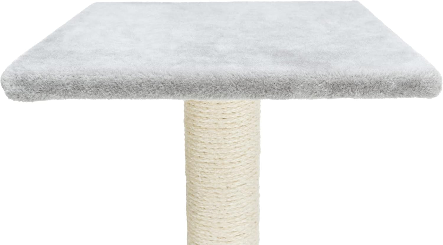 trixie-espejo-cat-scratching-post-27-2-inch-cat-scratcher-with-soft-fabric-covering-base-and-durable-sisal-rope-with-resting-platform-gray