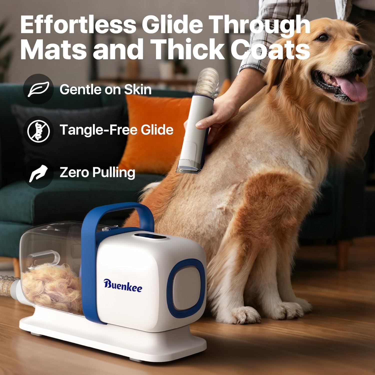 buenkee-dog-grooming-vacuum-kit-15000pa-clipper-shedding-brush-2l-white-brush-trim-and-deshed-at-home-with-less-flying-fur-mess-control-suction-and-fewer-emptying-breaks-during-longer-sessions