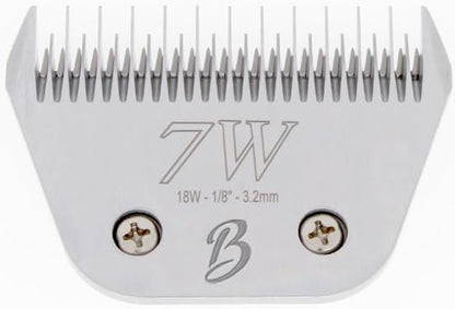 Detachable a Series Wide 30 Blades for Dog Grooming Cuts Length 1/50" - 0.5Mm Japanese Carbonized Steel Wide Grooming Blades Compatible A5 Series Wide Clippers for Dogs(30W)9