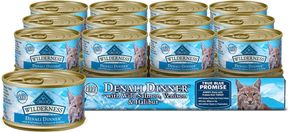 Blue Buffalo Tastefuls Flaked Adult Wet Cat Food Variety Pack (Tuna, Chicken, Fish & Shrimp), Natural Ingredients Enhanced with Vitamins, Minerals & Other Nutrients, 3-Oz. Each (12 Cans)34
