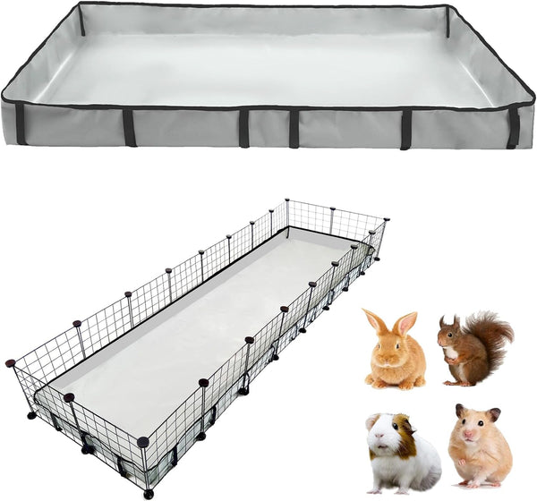 DZWLKJ Guinea Pig Cage Liner Tarp Bottom Waterproof and Washable.Available in 22 Sizes. Base Also for Rabbits, Bunny, Chinchesillas, Hedgehog, Ferrets and Other Small Animals(24X48 Inches)15