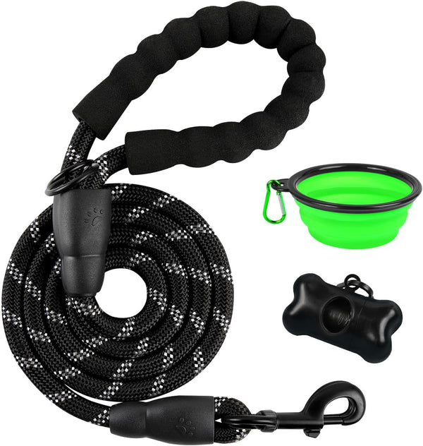 BARKBAY Dog Leashes for Large Dogs Heavy Duty Dog Leash 4/5/6 FT with Comfortable Padded Handle and Highly Reflective Threads for Medium Large Dogs Walking Training Running (5Ft-1/2'',Pink)28
