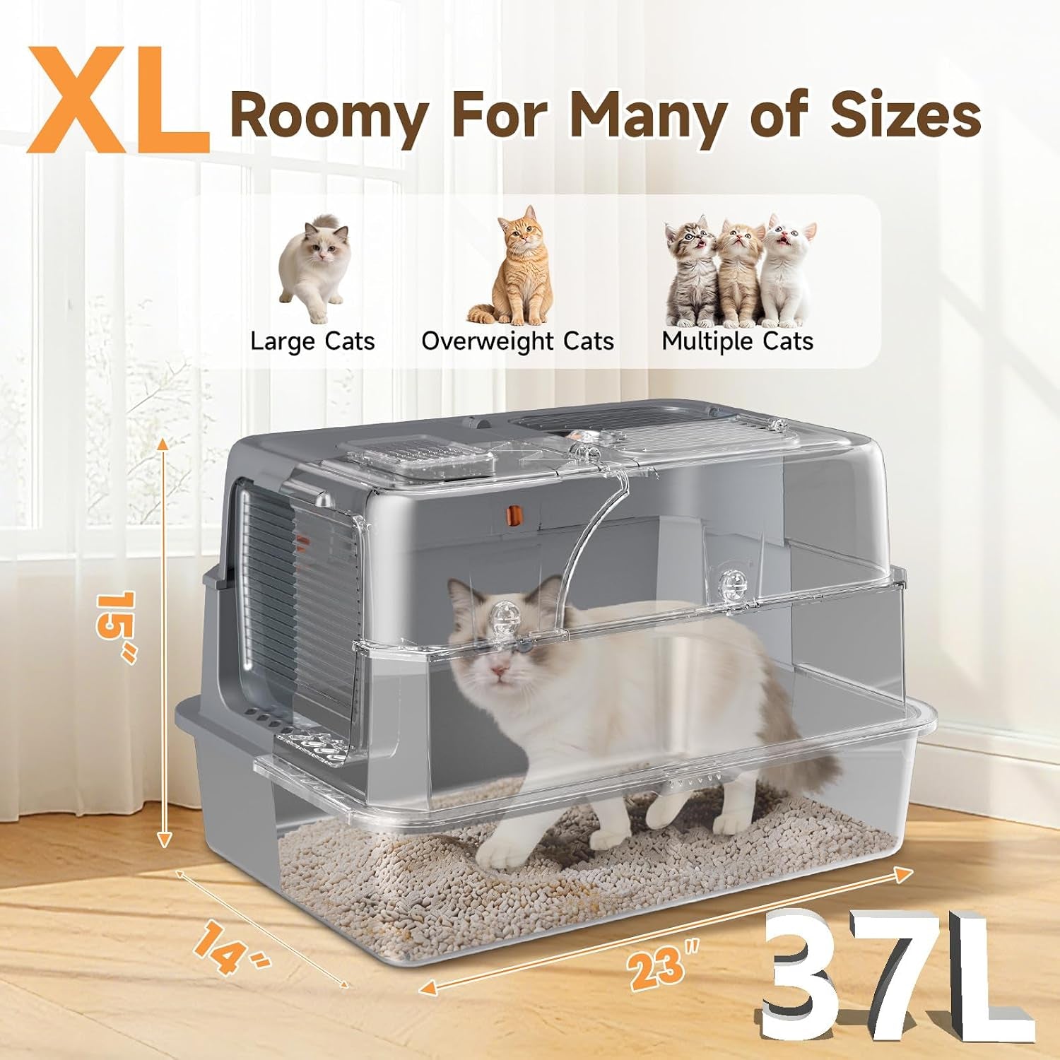 enclosed-stainless-steel-litter-box-xl-covered-metalpan-includes-mat-scoop-easy-cleaning-anti-urine-leakage-non-sticky-front-entry-top-exit