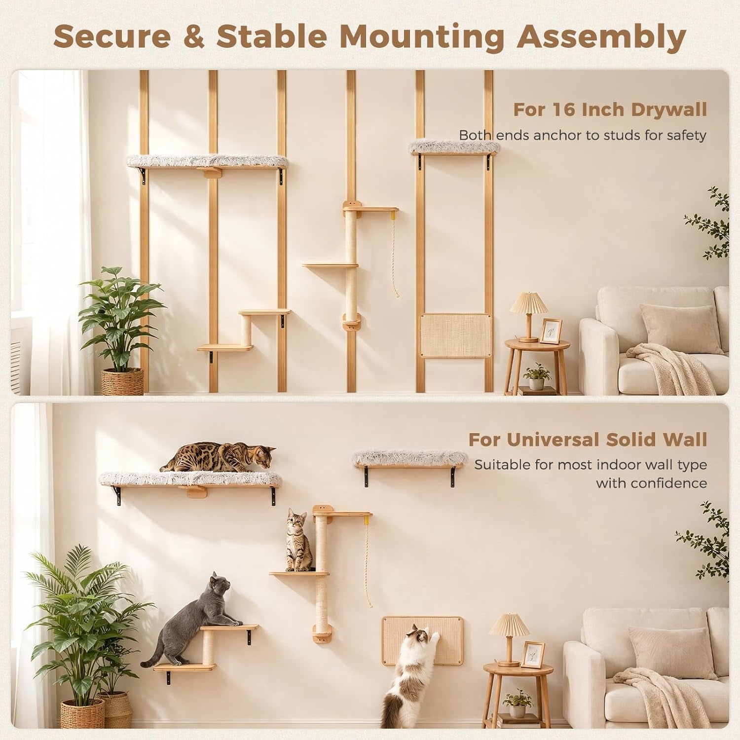 pawz-road-cat-wall-shelves-modern-cat-wall-furniture-with-sisal-posts-5-in-1-wall-mounted-cat-tree-wood-cat-shelves-with-long-perch-cat-wall-climber-holds-up-to-40lbs-for-large-indoor-cats