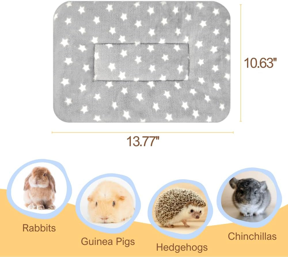 3pcs-rabbit-bed-soft-bunny-bedding-fleece-guinea-pig-blanket-warm-plush-sleeping-mat-cage-liner-for-hamster-ferret-squirrel-hedgehog-rat