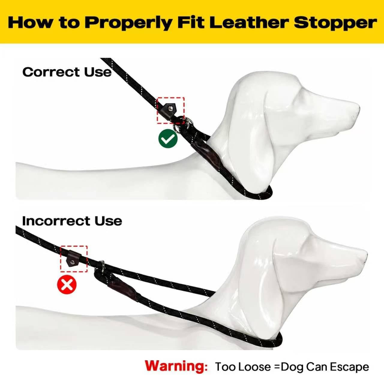fida-durable-slip-lead-dog-leash-6-ft-x-1-2-heavy-duty-dog-loop-leashes-comfortable-strong-rope-slip-leash-for-large-medium-dogs-no-pull-pet-training-lead-with-highly-reflective1-2-black