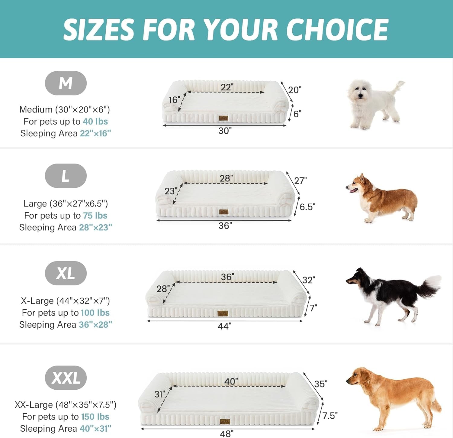 cozy-kiss-ultra-soft-faux-rabbit-fur-dog-bed-for-medium-dogs-36x27-orthopedic-foam-couch-removable-washable-cover-waterproof-lining-cream