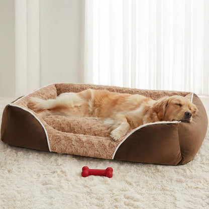 RRPETHOME XL Dog Beds Exra Large Sized Dog for Comfy Sleeping, Washable Rectangle Dog Bed for Large Dogs,Orthopedic Pet Sofa Bed, Dog Couch Bed with Anti-Slip Bottom9