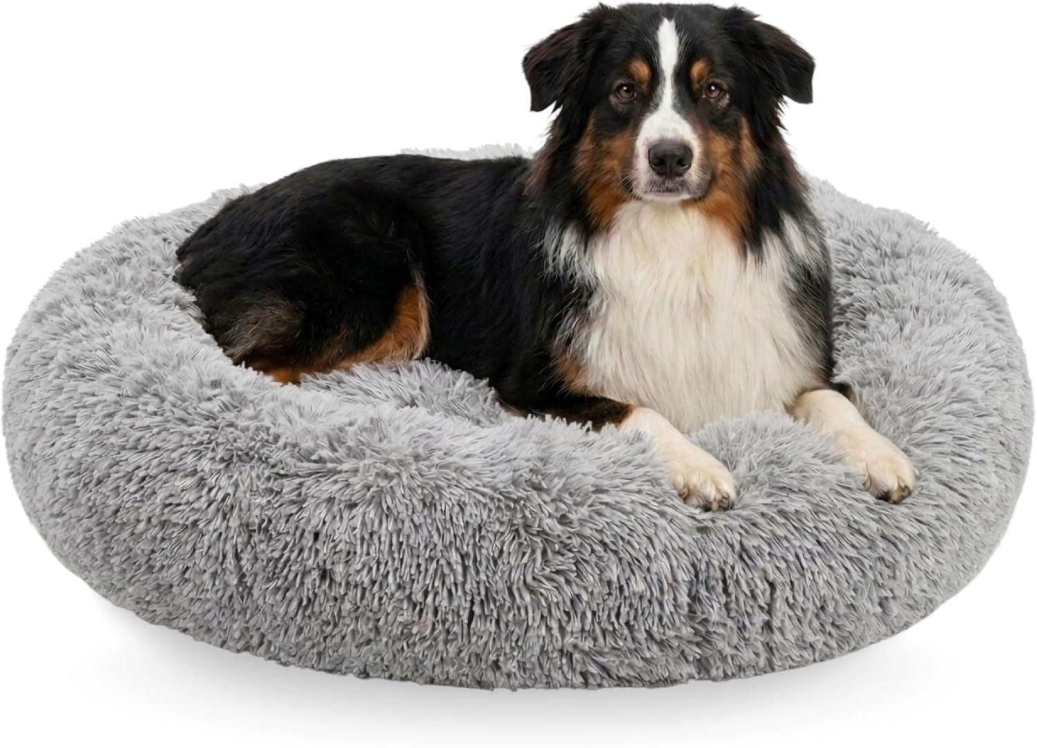 active-pets-premium-medium-donut-dog-bed-fits-up-to-45-lbs-machine-washable-cushion-plush-long-pile-faux-fur-fabric-portable-beige-pet-bed-furniture-for-puppies-adult-canines-cats