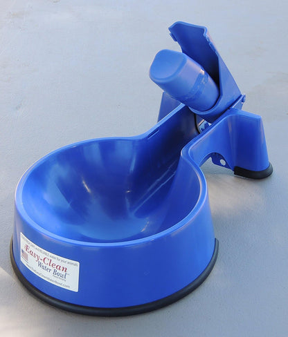 The Easy-Clean Auto-Fill Water Bowl for Dog with (5-Foot) Long Stainless Steel Hose, 32 Ounces,Blue4