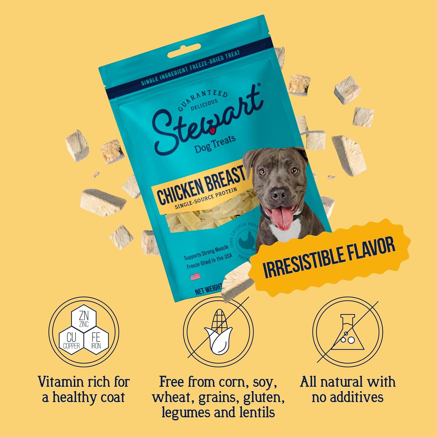stewart-freeze-dried-dog-treats-100-chicken-breast-2-5-oz-pouch-premium-quality-raw-protein-single-ingredient-high-protein-training-treats-food-topper-no-refrigeration-cat-friendly