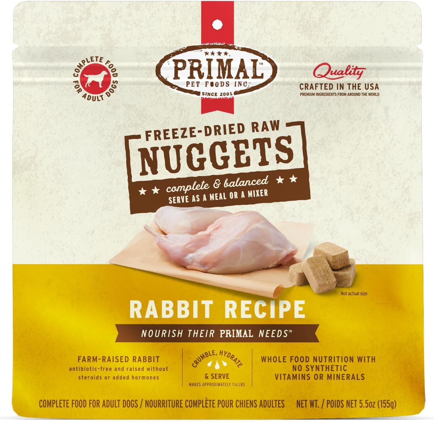 primal-freeze-dried-dog-food-nuggets-chicken-complete-balanced-meal-topper-or-treat-premium-healthy-grain-free-high-protein-raw-dog-food-14-oz-complete-balanced-nutrition-meal-topper-or-treat-grain-free-high-protein-no-synthetic-vitamins-minerals