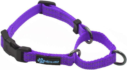Max and Neo Nylon Martingale Collar - We Donate to a Dog Rescue for Every Collar Sold (Medium, Orange)22