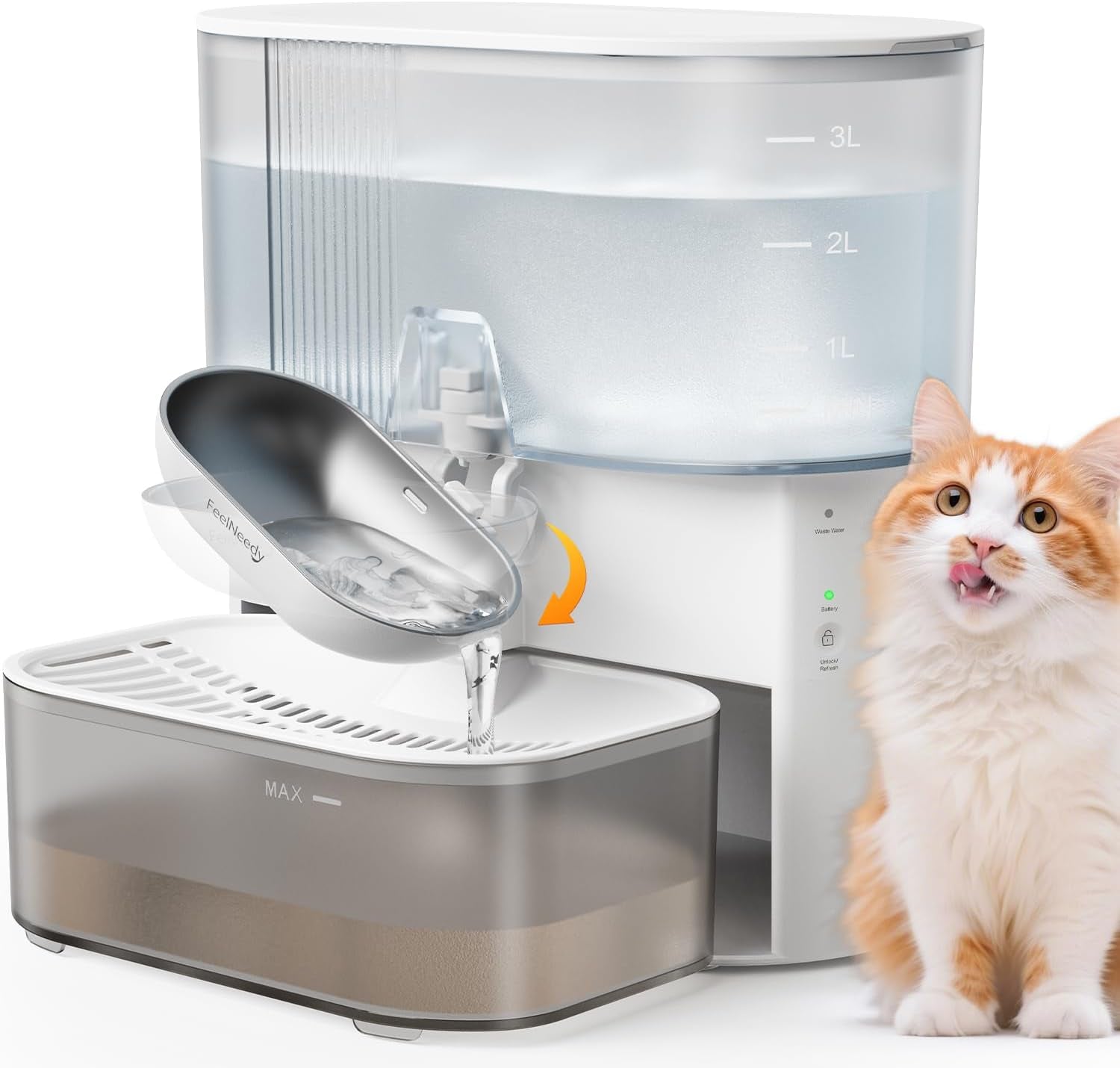 wireless-cat-water-fountain-no-filters-wastewater-separation-feelneedy-stainless-steel-bowl-3-5l-pet-water-fountain-for-cats-dogs-dispenser-white