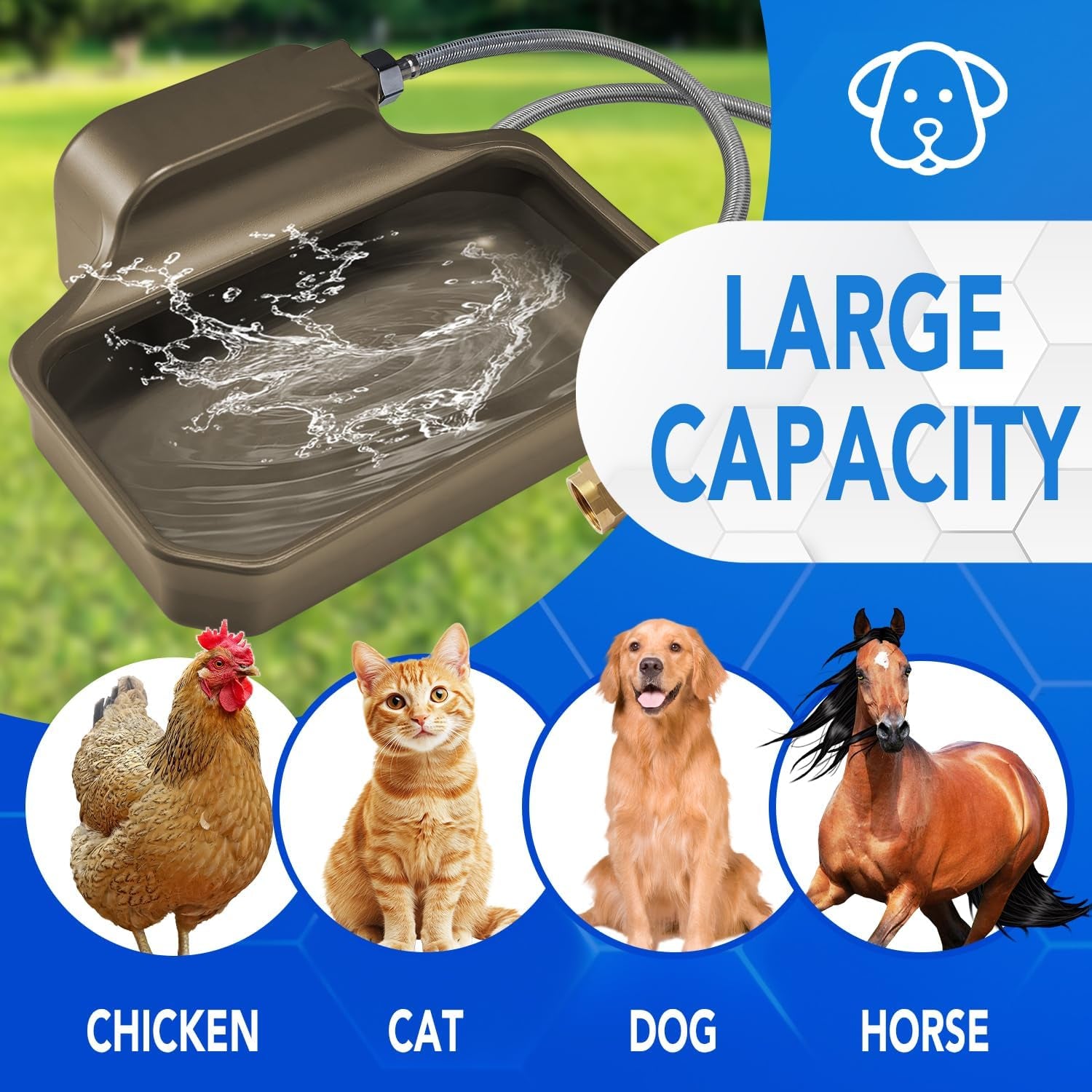 petten-auto-fill-dog-water-bowl-outdoor-1gal-3-75l-automatic-dispenser-auto-refill-float-valve-no-electricity-3-75l-for-dogs-cats-livestock-3-4ght-hose-connection-food-grade-hdpe-durable