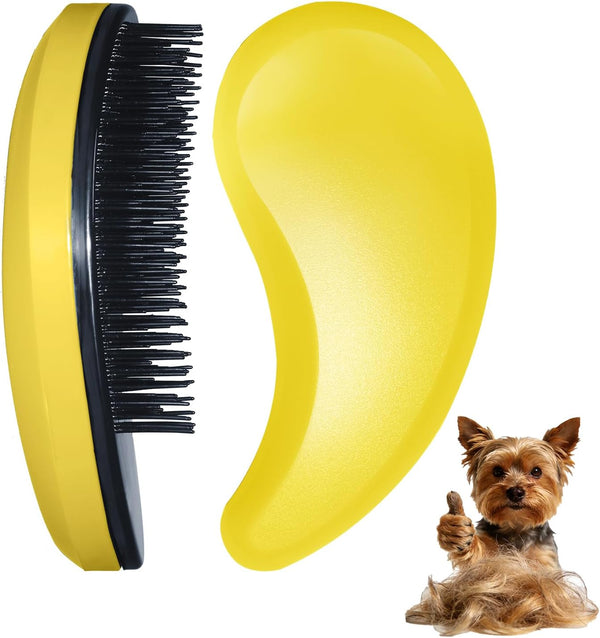 Small Dog Brush, Skin-Friendly Soft Bristles (Blue) | Puppy Hair Brush, Massage and Bath Supplies, Pet Grooming Tool for Teddy, Yorkies, Maltese, Shih Tzu, Chihuahua11