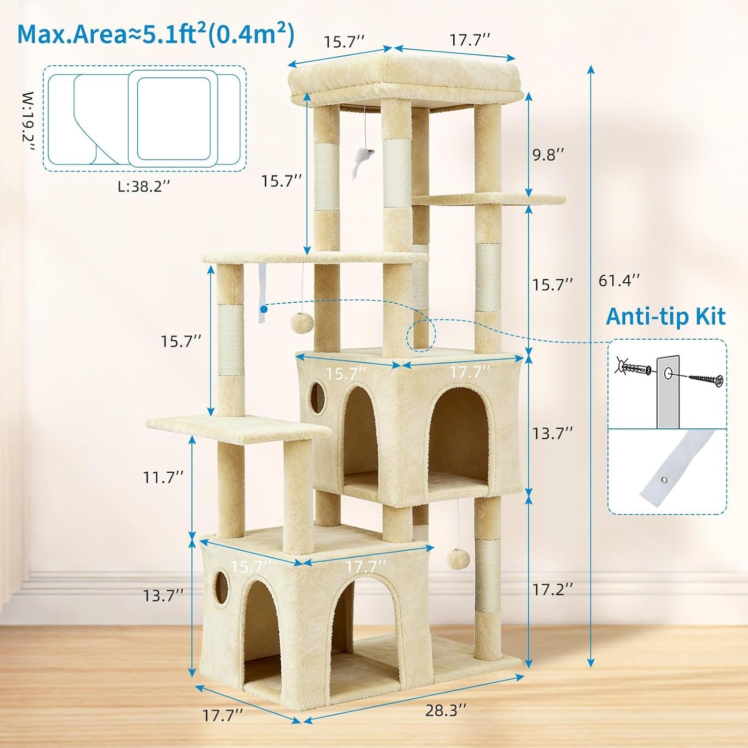 takywep-beige-61-heavy-duty-cat-tree-for-large-indoor-cats-maine-coon-warm-multi-level-cat-tower-with-extra-large-perch-2-spacious-condos-natural-sisal-scratching-posts-interactive-toys