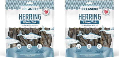 Icelandic+ Whole Fish Herring - 3Oz Wild-Caught Air-Dried Dog Treats8
