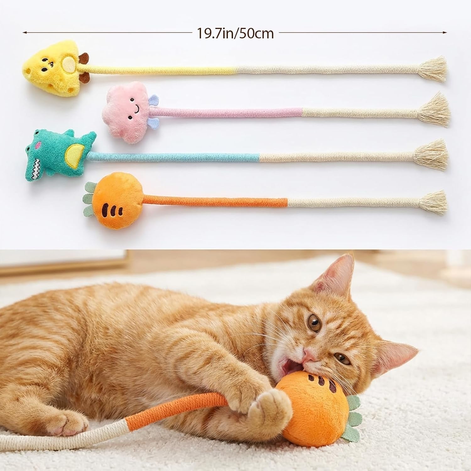 shudyear-4-pack-cat-chew-rope-toys-cotton-cat-rope-toy-for-biting-and-kicking-durable-interactive-cat-toy-for-indoor-cats-kittens-adult-cats