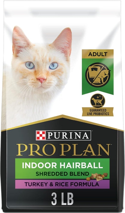 Purina Pro Plan Hairball Management, Indoor Cat Food, Turkey and Rice Formula - 7 Lb. Bag15