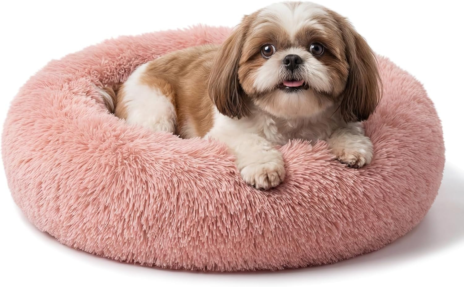 small-calming-dogs-bed-for-small-dogs-anti-anxiety-machine-washable-fluffy-luxury-anti-slip-waterproof-mute-base-warming-cozy-soft-pet-puppy-round-bed