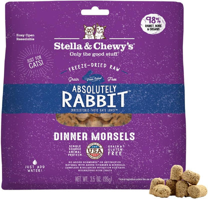 Stella & Chewy'S Freeze-Dried Raw Cat Dinner Morsels - Premium Chicken Recipe with 98% Cage-Free Meat & Organs - Natural Grain-Free Cat & Kitten Food - Made in USA - 3.5 Oz12