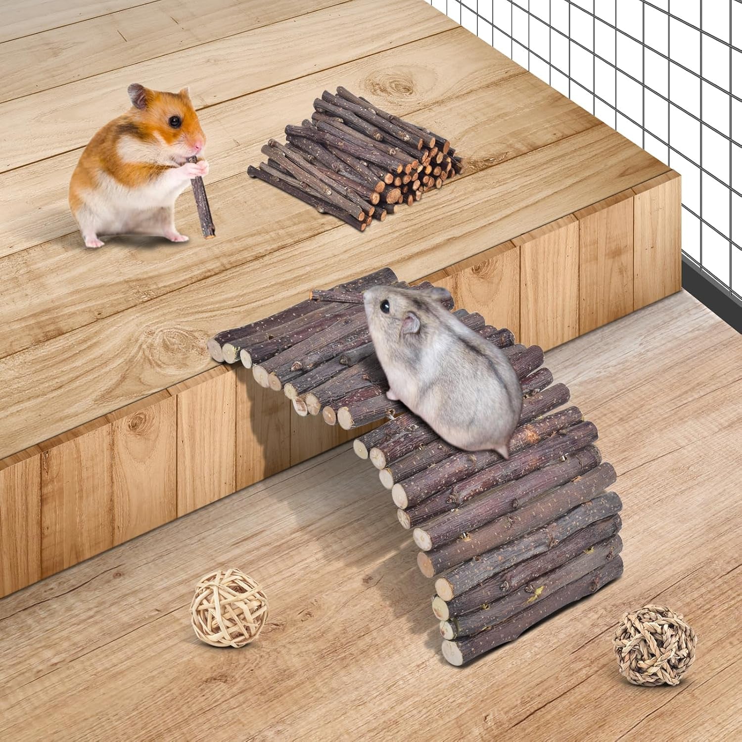 erkoon-11-pack-chinchillas-chew-toys-toys-accessories-for-teeth-care-natural-apple-wood-ladder-bell-roller-for-russian-hamster-gerbils-rats-guinea-pigs-11pcs
