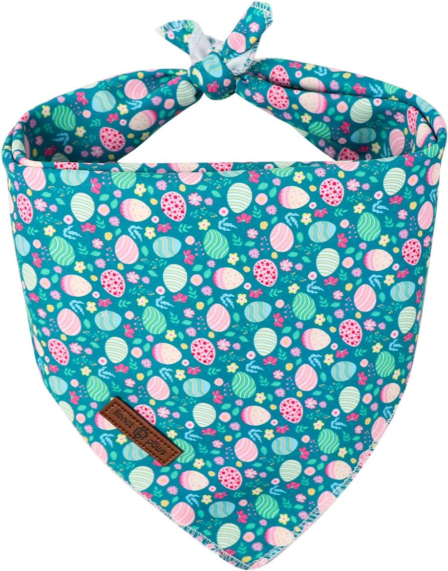 lionet-paws-dog-bandana-for-small-medium-large-dogs-cat-kerchief-blue-doit-triangle-bibs-scarf-for-girl-or-boy