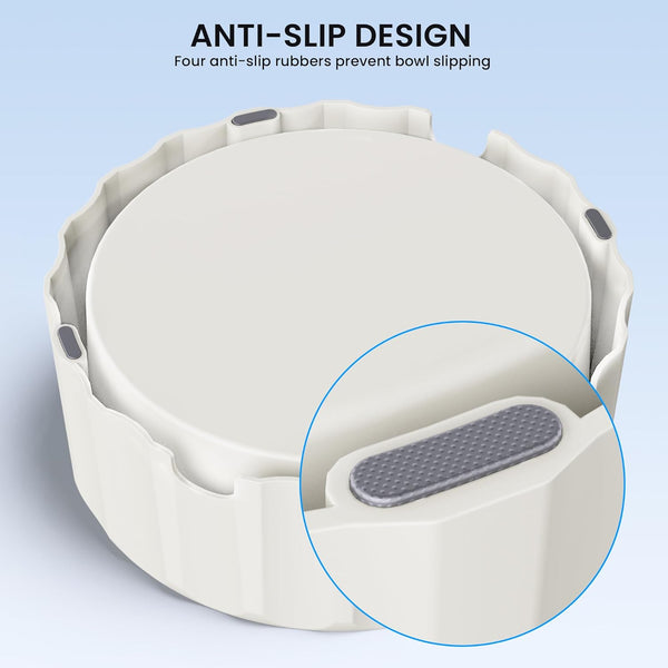 Dog Water Bowl No Spill 70Oz/2L Large Capacity Dispenser Non Slip No Splash Bowl Pet Slow Feeder No Drip Dog Water Bowl on Vehicle Slow Water Bowl for Dogs and Cats4