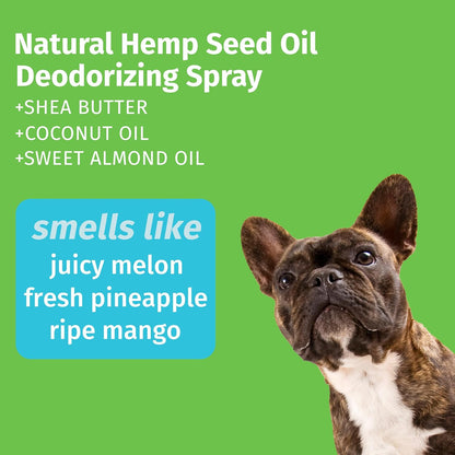 Hempz Petz, Dog Cologne, Sweet Pineapple & Honey Melon Herbal Deodorizing Spray, 8.5 Oz.3